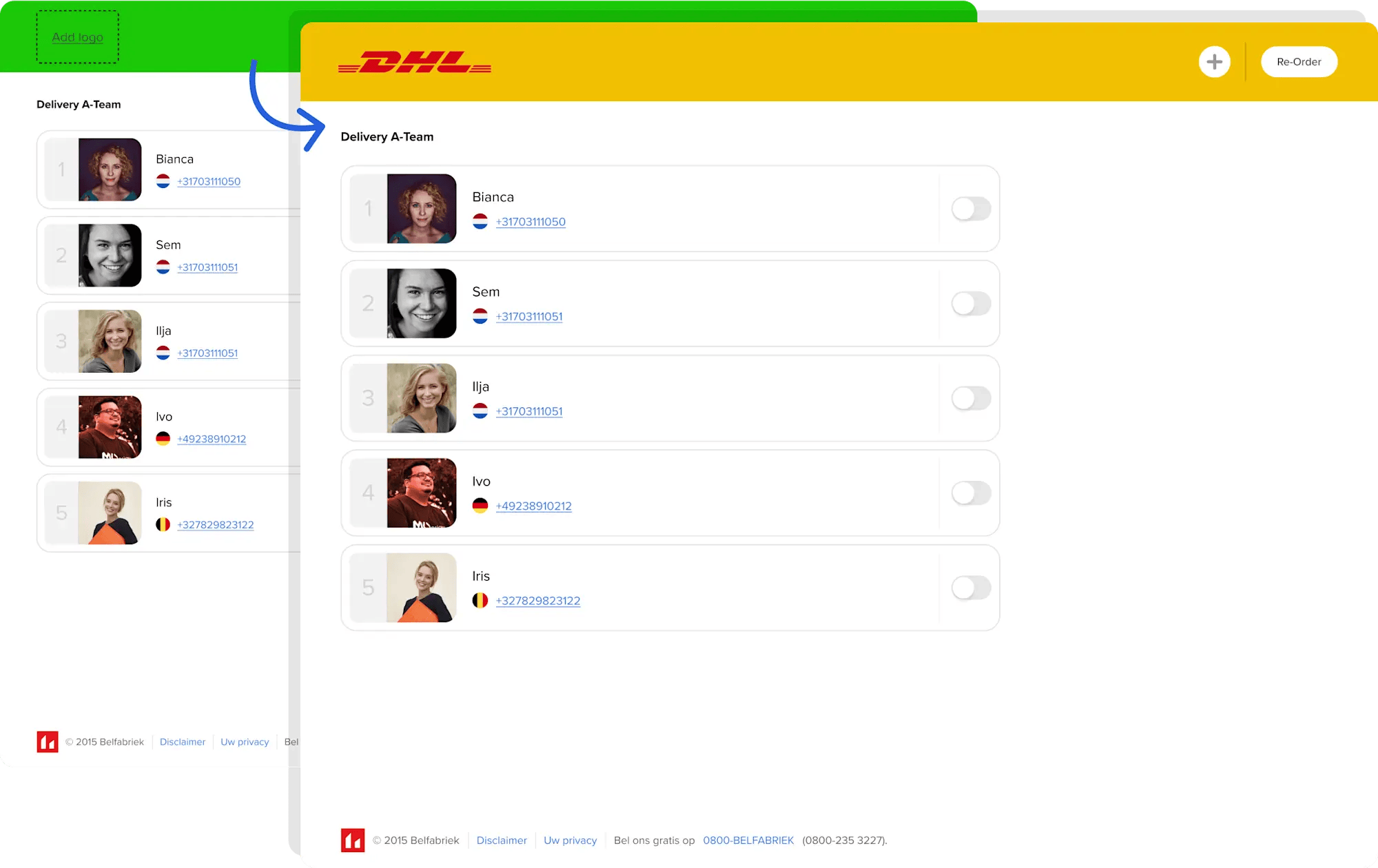 Indirizzo di casa del collega