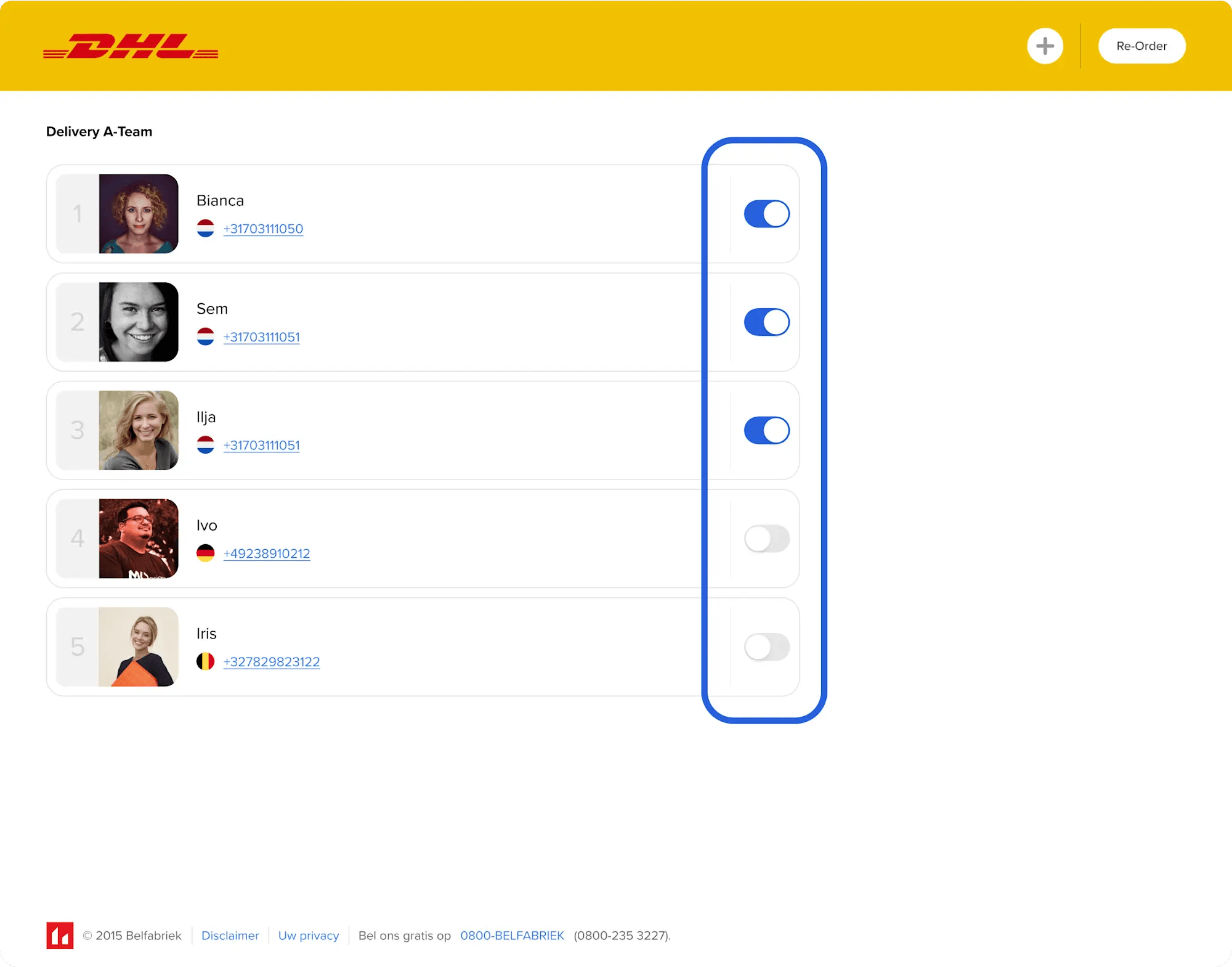 Indirizzo di casa del collega