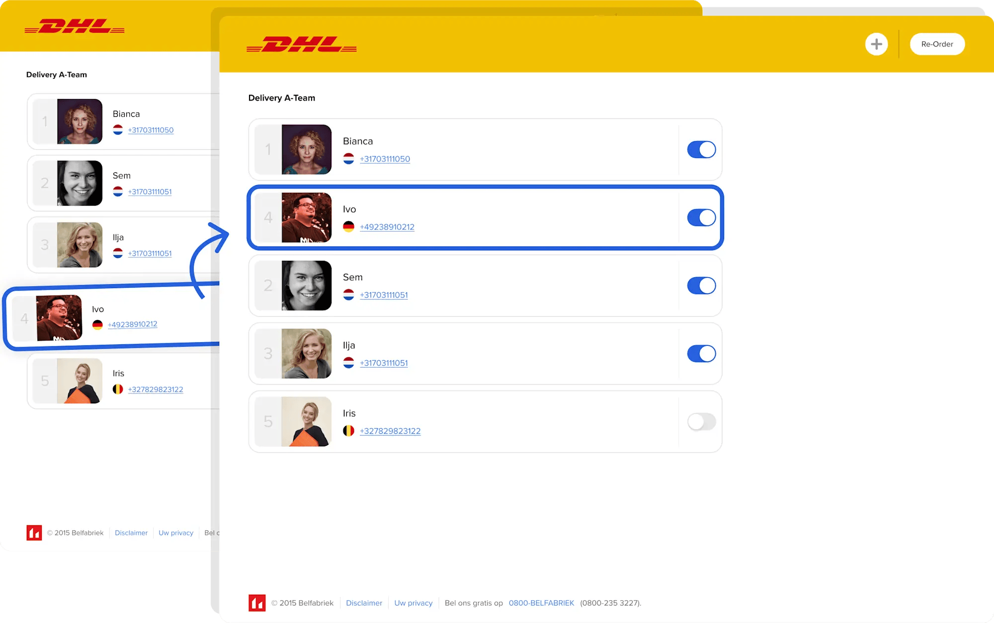 Indirizzo di casa del collega